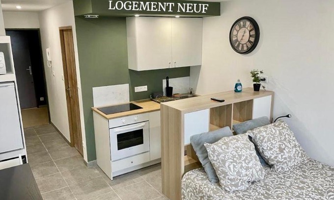 Port Apartamento | Studio vue sur mer classé 3 étoiles, Calais