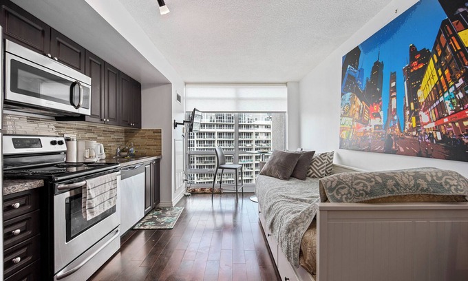 Niagara Apartamento | Studio w/CN Tower City Views | Prime Waterfront
