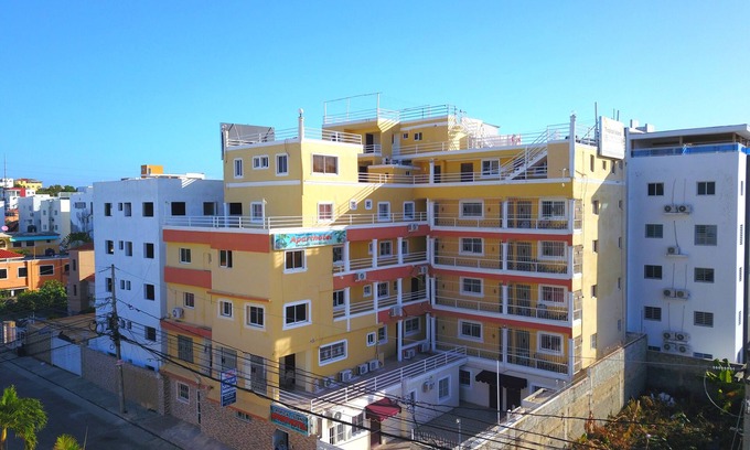 Corales del Sur Apartamento | Studio With Full Kitchenette Terrace City Sea View