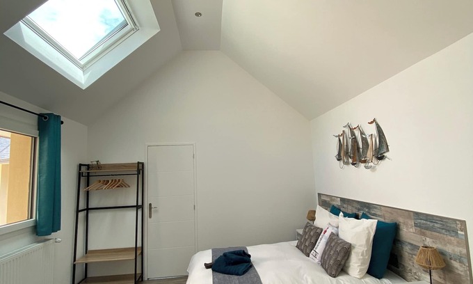Clohars-Fouesnant Apartamento | Studio with private SPA 3 minutes from the ocean!