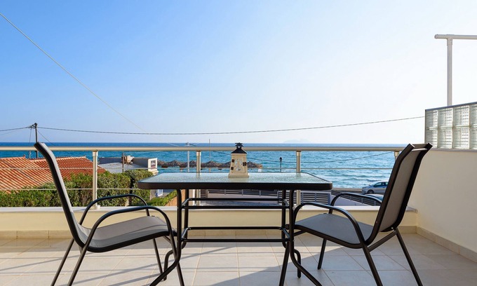 Kokinos Pirgos Apartamento | Estudio con vista al mar