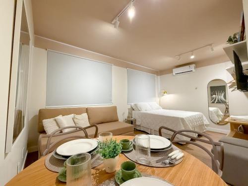 Asa Norte Apartamento | StudioAconchego portaria 24h, elevador e garagem