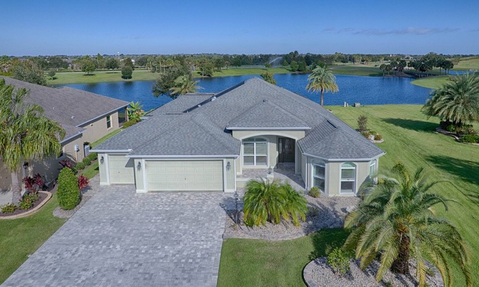 The Villages Casa | Stunning 3BR 2BA with heated pool and water view