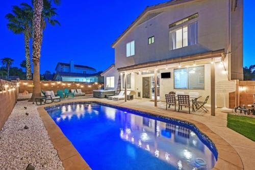 MacDonald Ranch Casa | Stunning 4BR Getaway w Pool, Hot Tub, & Firepit