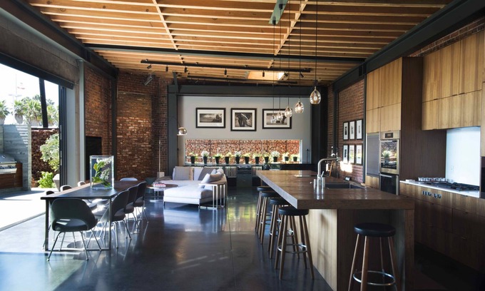 Venice Villa | IMPRESIONANTE ARQUITECTÓNICO LOFT INDUSTRIAL W / PISCINA A UNA CUADRA DE LA PLAYA