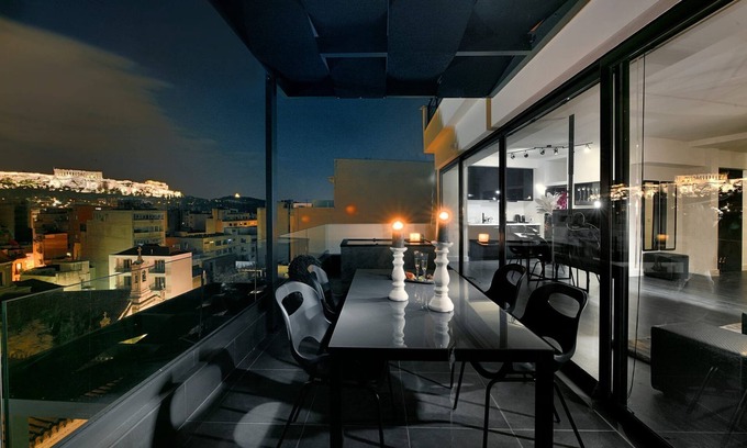 Psirri Villa | Stunning Athens Penthouse | Historic Centre Location | Ater Albus Luxury Loft | Acropolis View | Psyrri