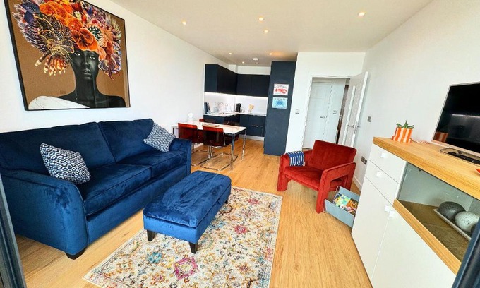 Ramsgate Apartamento | Stunning Beach Front Apartment with Sea views, FREE Parking & Balcony