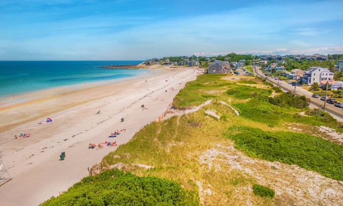 Plymouth Casa | Impresionantes vistas a la playa desde Over the Dunes en White Horse Beach