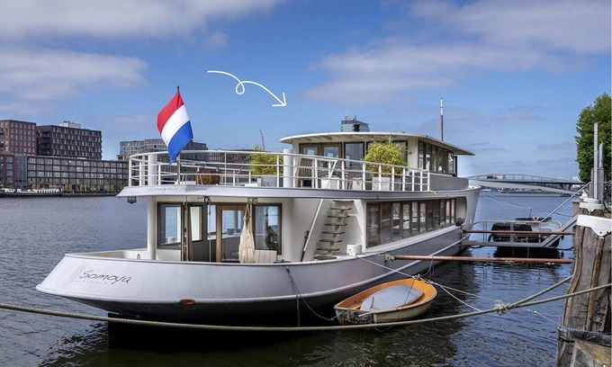 Eastern Docklands Alquiler De Eote | Stunning boat with a view - luxurious with sauna
