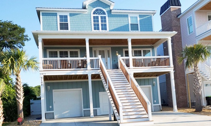 Atlantic Beach Casa | Stunning Coastal Beauty with Private Pool, Spa, Luxe Theater | Walk to Beach