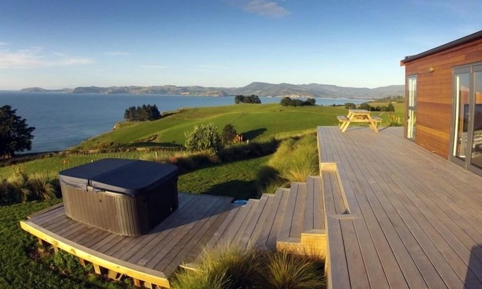 Seacliff Casa | Impresionantes vistas de la costa en una película como escenario