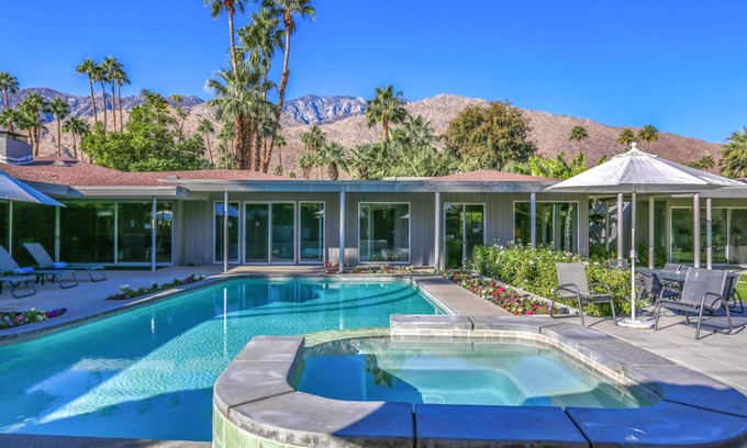 Deepwell Estates Casa | Stunning, dog-friendly home with central AC, W/D, and private pool & pool spa