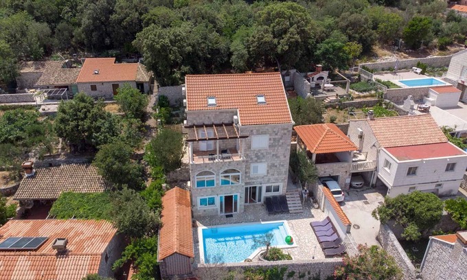 Orasac Villa | Stunning Dubrovnik Villa | 9 Bedrooms | Villa Zaton Deluxe | Amazing Sea Views & Private Pool | Zaton