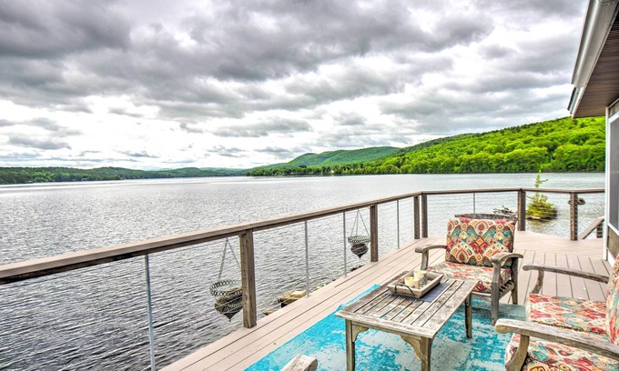 Enfield Casa | Stunning Enfield Home w/ Deck & Boat Dock!