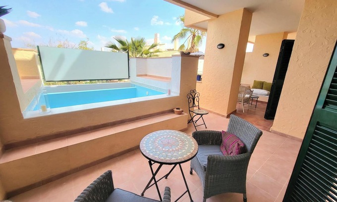 Fuente Álamo de Murcia Apartamento | Stunning 2-bedroom apartment with splash pool! Hacienda Del Alamo, Golf Resort,