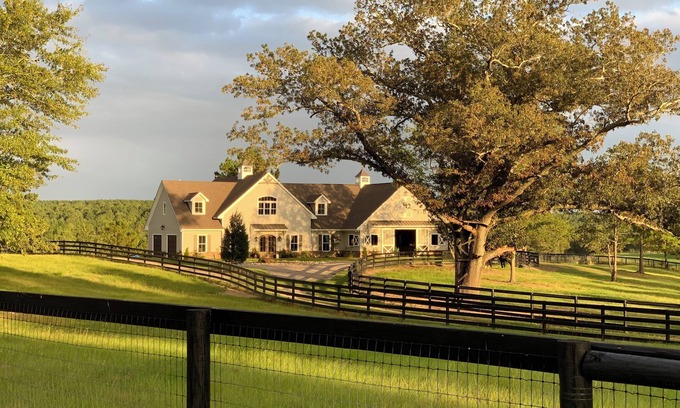 Aiken Otro | Stunning farmhouse in private, gated equestrian community.