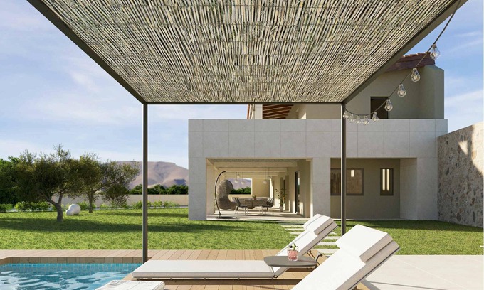 Borrassa Villa | Impresionante "Finca Clos" con vistas a la montaña, piscina privada, jardín, A/C y Wi-Fi