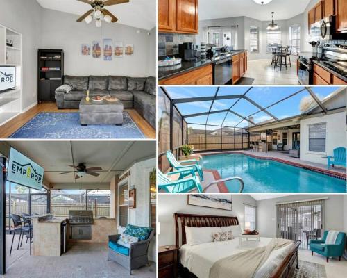 Providence Lakes Casa | Stunning Heated Pool House for 10 in Brandon, FL