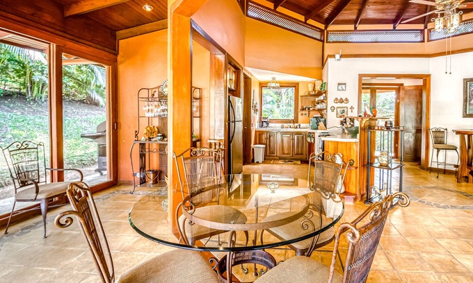 El Indio Casa | Stunning home in the jungle with hot tub, balcony, grill, & W/D - snowbirds OK