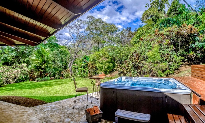 El Indio Casa | Stunning home in the jungle with balcony, grill, & W/D - snowbirds OK
