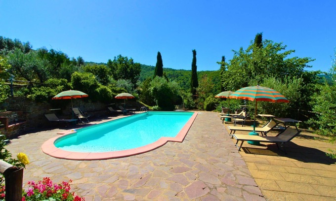 Polvano Villa | Casa de vacaciones privada con WIFI, piscina privada, A/C, TV, aparcamiento, cerca de Cortona