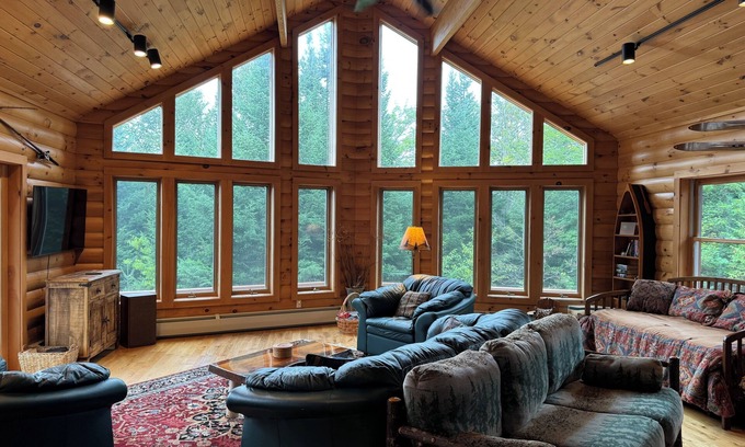 Indian Lake Casa | Stunning lake view 5 bedroom house in the Adirondacks