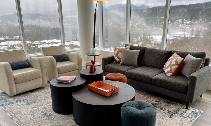 Port Moody Apartamento | Stunning Modern Luxury Apartment with Ocean and Mountain Views