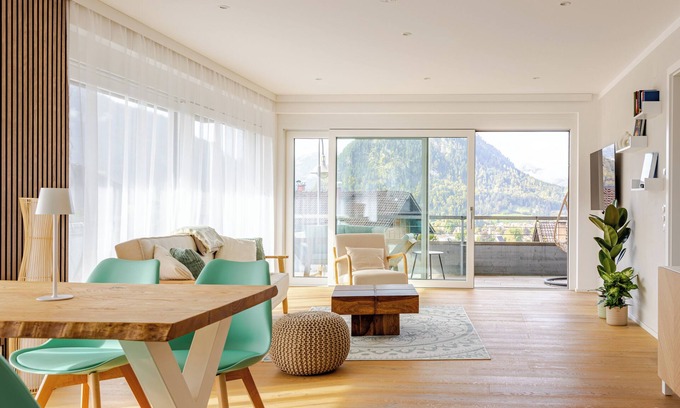 Heitlern Apartamento | Stunning Mountain Panorama & Cozy Allgäu Retreat Near Ski Areas