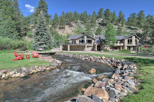 Evergreen Casa | Stunning Mtn Views, Private Stream Evergreen Gem!