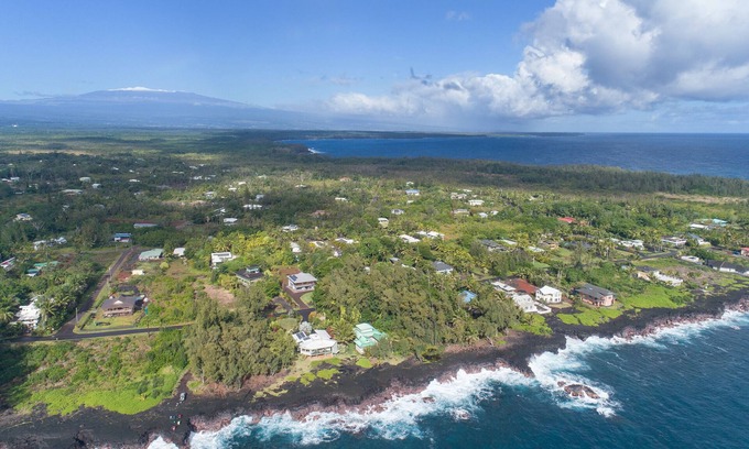 Keaau Casa | Impresionantes vistas del océano Big Blue Pacific!