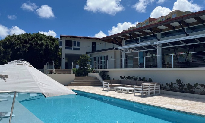 Fajardo Casa | Stunning ocean front villa with pool and power generator. 10min drive to beach