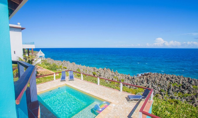 Lighthouse Estates Casa | Impresionante piscina privada frente al mar Villa, espectaculares vistas y Constant Sea Breeze