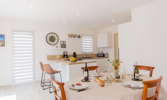 Saint-Jean-du-Doigt Casa | Estupenda casa de vacaciones privada para 6 personas con WIFI, TV, terraza y aparcamiento