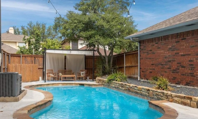 North Central Carrollton Casa | Stunning Pool, Beautiful 3/2 home w/Outdoor Space!