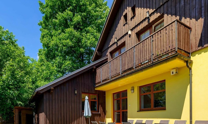 Albrechtice v Jizerskych horach Casa | Maravillosa casa de vacaciones privada con jacuzzi, WIFI, piscina privada, TV, terraza, aparcamiento