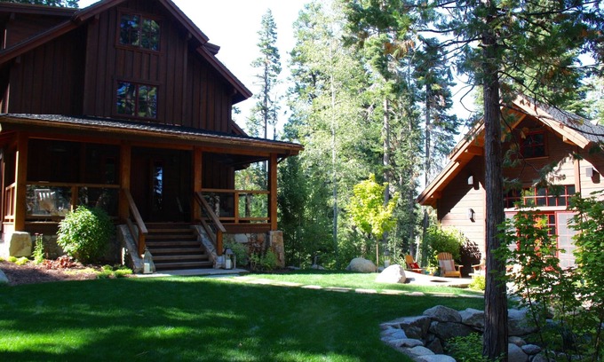 Homewood Casa | Stunning Private Compound with Hot Tub, Lake Access, Flat Lawn, Ski in/out