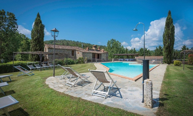 Bucine Villa | Casa de vacaciones privada con piscina privada, WIFI, veranda, vista panorámica, aparcamiento