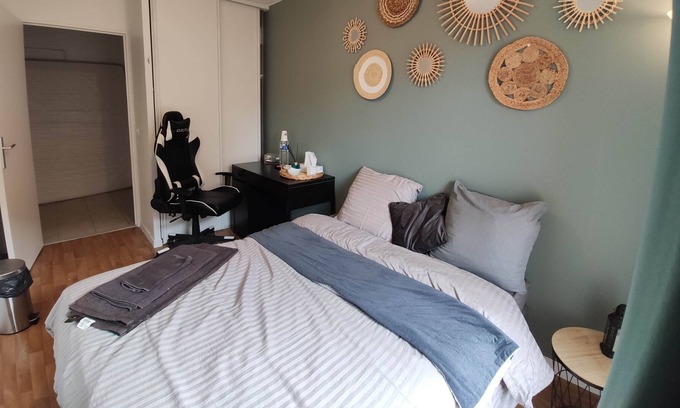 Guyancourt Apartamento | Stunning private room with free parking