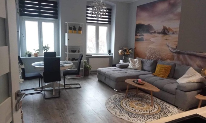 West Pomeranian Voivodeship Condominio | Stunning, remodeled condo in historic building along Odra River!