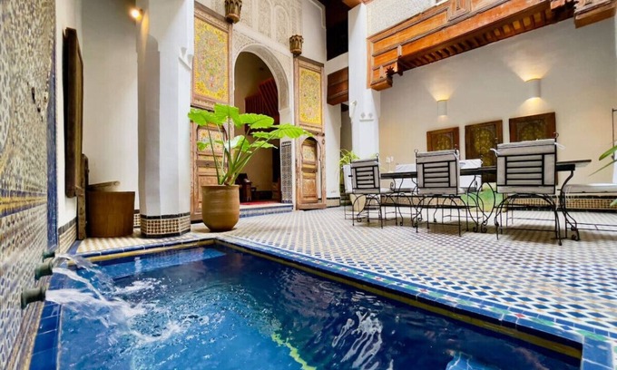 Dar Tazi Casa | Stunning Retreat in Fez Medina with Views & Pool