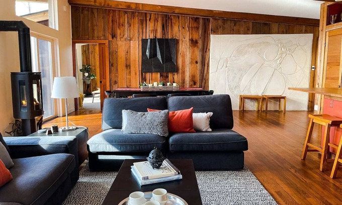 Bakersville Cabina | Stunning Views, 2 King Suite, Fast WiFi, Art, & Herb Garden