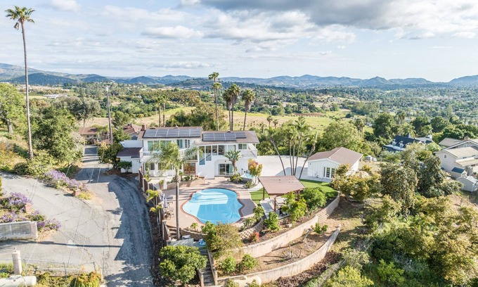 Escondido Casa | Stunning Views w/ Game Room, Pool and Hot Tub!