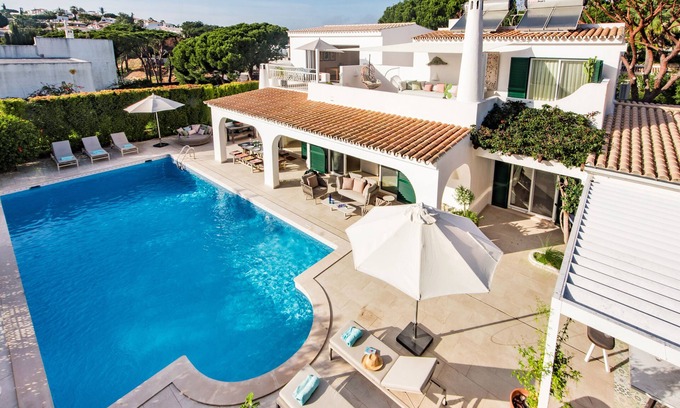 Vale do Garrao Villa | Impresionante villa con piscina privada climatizada, a 10 minutos a pie de la playa