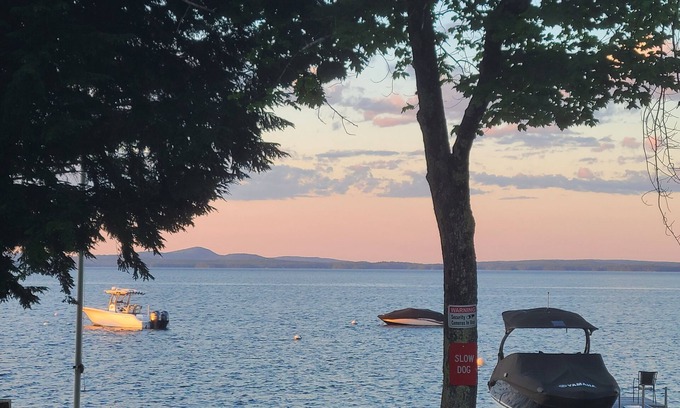Standish Casa | Stunning waterfront on Sebago Lake with guest cottage and boat lift!