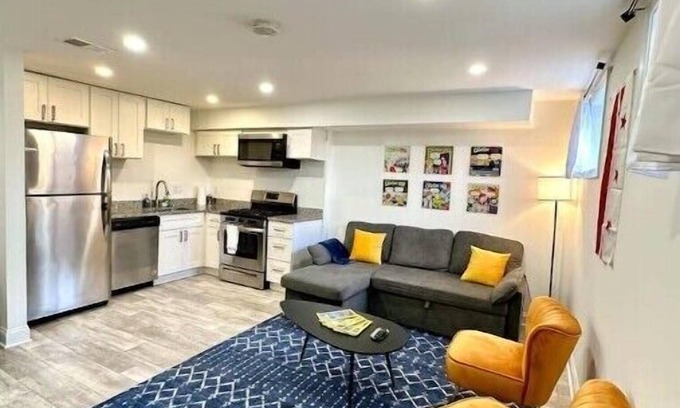 Brookland Apartamento | Stylish 1 Bed - 5 min walk to Metro, free parking!