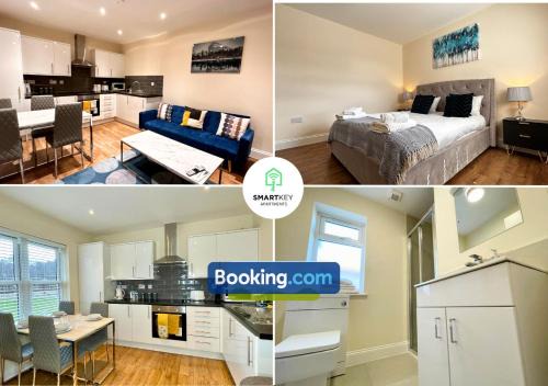 Woking Apartamento | Stylish 1 bedroom flat with free parking