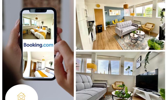 Basingstoke Apartamento | Stylish 2 bed flat in Basingstoke By 20Property Stays Short Lets & Serviced Accommodation