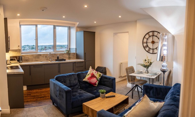 Kirkheaton Apartamento | De Lujo-Apartamento-Baño Privado-Vista a la Calle-Free Private Parking