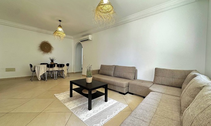 Fatou Apartamento | Stylish 2BR Flat with Swimming Pool – Calm, WiFi, AC in Djerba Midoun