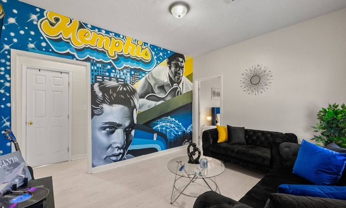 Memphis Casa | Stylish 3BR Home Fast Wi-Fi 12 Min to Airport 15 Min to Nightlife & Music